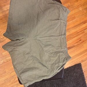 Aerie Sage Green Casual Shorts
